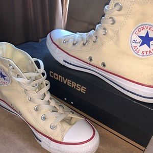 High Top Cream Converse